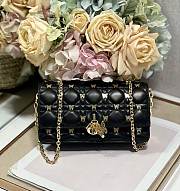 Kitlife Dior lady black bag - 21x11.5x4.5cm - 6