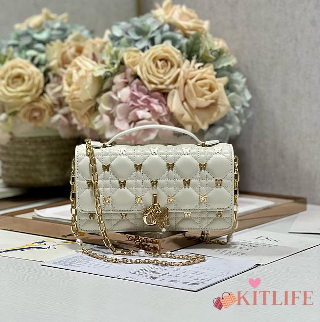 Kitlife Dior lady white bag - 21x11.5x4.5cm - 1