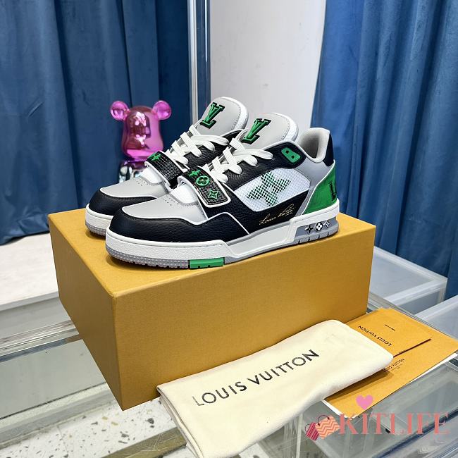 kitlife Louis Vuitton Trainer Men Sneaker green  - 1