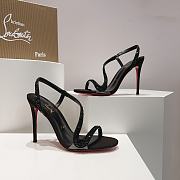 Kitlife Louboutin CL black stone 100 mm heels black - 1