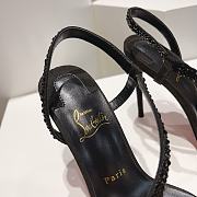 Kitlife Louboutin CL black stone 100 mm heels black - 2