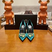 Kitlife Versace pump heel blue 8.5cm - 6