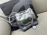 kitlife Chanel mini tote bag ombre gray - 20x19x6 cm - 3