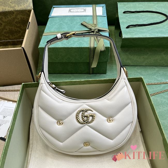 kitlife Gucci Marmont White Bag - 21x16x5 cm - 1