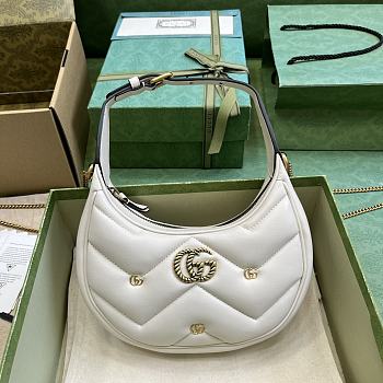 kitlife Gucci Marmont White Bag - 21x16x5 cm