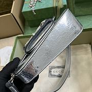 kitlife Gucci Horsebit 1995 Silver bag - 12x19x6 cm - 4