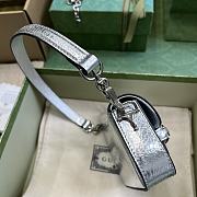 kitlife Gucci Horsebit 1995 Silver bag - 12x19x6 cm - 2