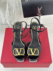 kitlife VALENTINO V logo pumps black 11cm - 5