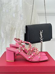 kitlife Valentino Garavani Rockstud sandal pink - 7cm - 1