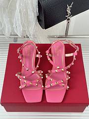 kitlife Valentino Garavani Rockstud sandal pink - 7cm - 3