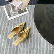 kitlife BOTTEGA VENETA Bunnie Mules yellow  - 4