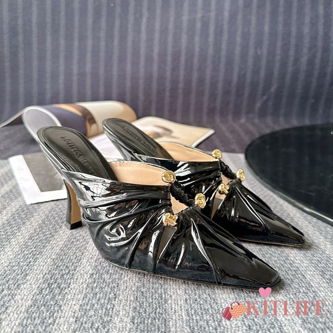 kitlife BOTTEGA VENETA Bunnie Mules black - 1