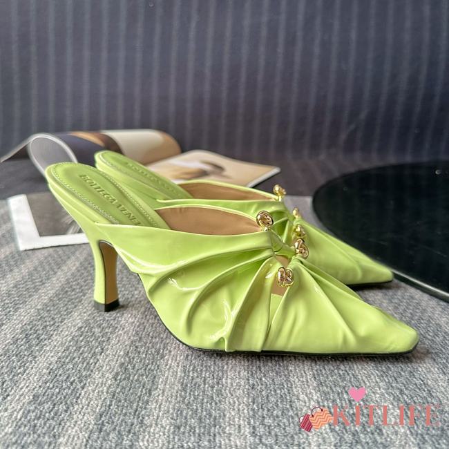 kitlife BOTTEGA VENETA Bunnie Mules green - 1