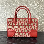 kitlife Valentino Garavani La Quatrieme Toile lconographe  V bag red - 28x19x12 cm - 3