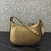 kitlife Valentino Rockstud Hobo Gold Bag - 20x12.x1.5cm - 1