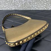 kitlife Valentino Rockstud Hobo Gold Bag - 20x12.x1.5cm - 6