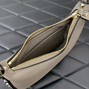 kitlife Valentino Rockstud Hobo Gray Bag - 20x12.x1.5cm - 6