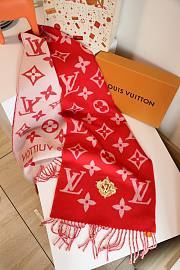 Kitlife Louis Vuitton scart Red - 34*170 cm - 1