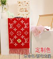 Kitlife Louis Vuitton scart Red - 34*170 cm - 5