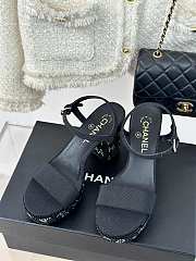 Kitlife Chanel sandal black 90 mm - 4
