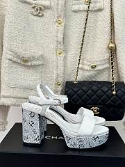 Kitlife Chanel sandal White 90 mm - 1
