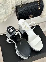 Kitlife Chanel sandal White 90 mm - 6