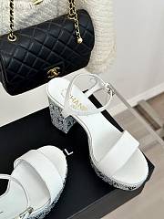 Kitlife Chanel sandal White 90 mm - 4