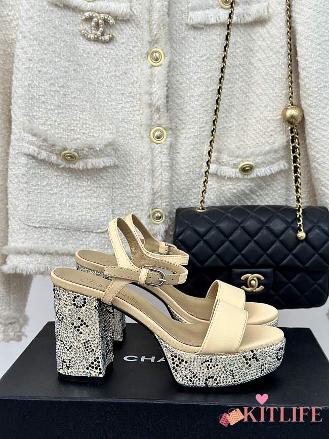 Kitlife Chanel sandal yellow 90 mm - 1
