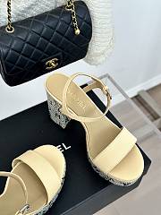 Kitlife Chanel sandal yellow 90 mm - 5