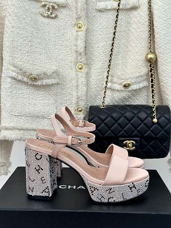 Kitlife Chanel sandal pink 90 mm