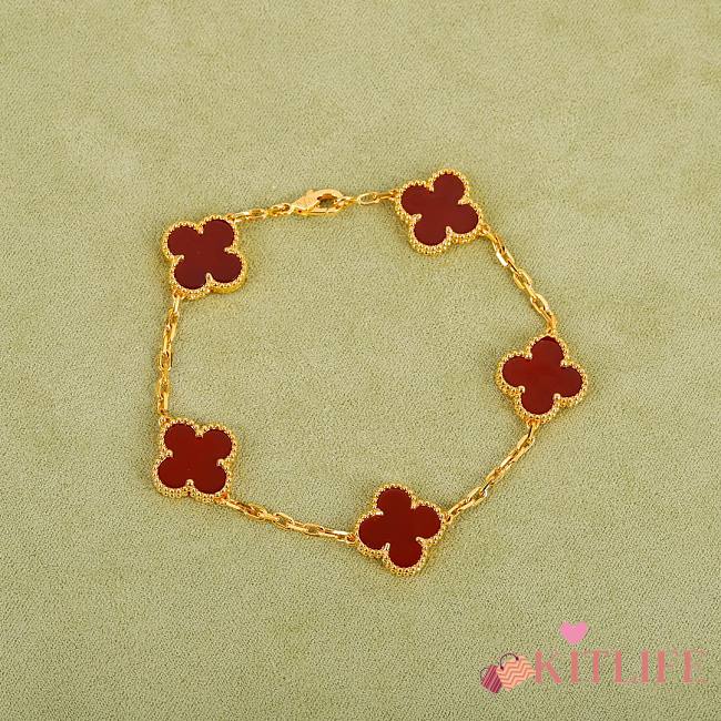 Kitlife Van Cleef & Arpels Bracelet Red in Gold/ Rose Gold - 1