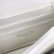 Kitlife Dior lady white bag soft leather - 21x11.5x4.5cm - 2