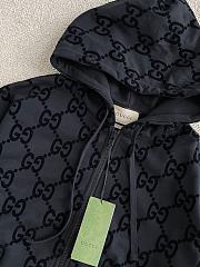 kitlife Gucci hooded coat black  - 2