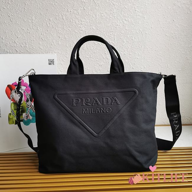 kitlife prada tote bag Black - 45x36x15cm - 1