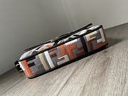 kitlife FENDI Fendi Baguette Shoulder Bag In Canvas And Leather bag - 26x13x6cm - 5