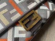 kitlife FENDI Fendi Baguette Shoulder Bag In Canvas And Leather bag - 26x13x6cm - 3