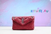 Kitlife YSL Loulou Puffer Quilted Shoulder Bag Red – 577476- 29x17x11 cm - 1