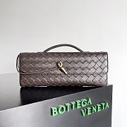 Kitlife bottega veneta Long Clutch Andiamo With Handle brown bag - 31x13x3cm - 1