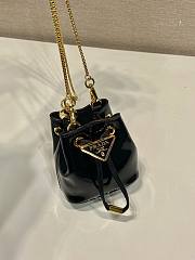 kitlife Prada Patent leather mini-pouch black bag - 9.5x9x6cm - 1
