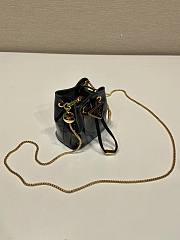kitlife Prada Patent leather mini-pouch black bag - 9.5x9x6cm - 2
