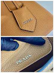 Kitlife Prada Double Saffiano leather mini bag brown - 25x18.5x12.5 cm - 6