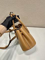 Kitlife Prada Double Saffiano leather mini bag brown - 25x18.5x12.5 cm - 4
