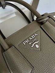 Kitlife Prada Double Saffiano leather mini bag gray - 25x18.5x12.5 cm - 4