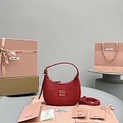 Kitlife MIU MIU Hobo red bag - 17x15.5x5.5cm - 1