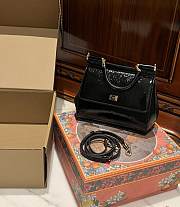 kitlife DOLCE & GABBANA Metallic Sicily black bag - 20x16x8cm - 1