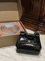 kitlife DOLCE & GABBANA Metallic Sicily black bag - 20x16x8cm - 5