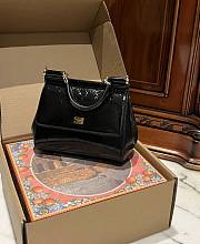 kitlife DOLCE & GABBANA Metallic Sicily black bag - 20x16x8cm - 2