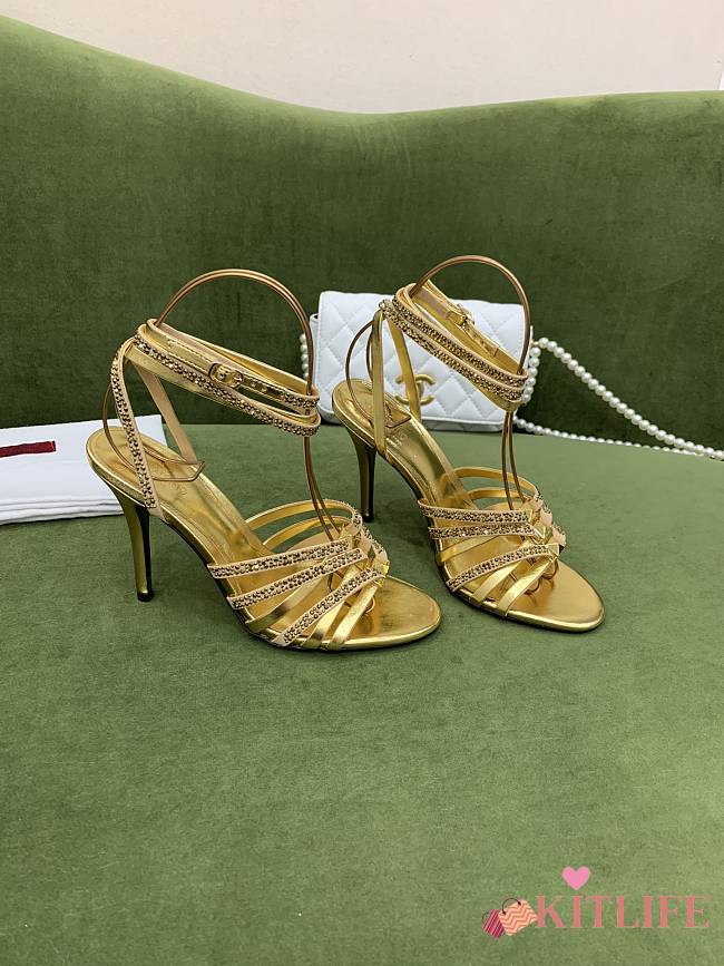 kitlife Valentino Garavani heels 10cm gold - 1