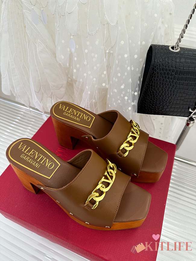  kitlife Valentino Garavani sandals 9cm brown - 1