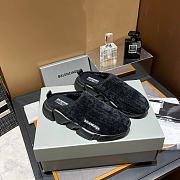 kitlife Balenciaga Black Speed Primeknit Sneaker Mules - 6